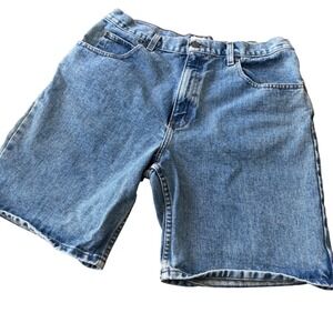 Retro Cherokee Denim Blue Jean Shorts Men's Relaxed Fit Casual Baggy 32"